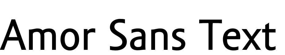 Amor Sans Text Pro Font Download Free